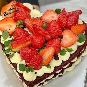 طرز تهیه کیک به شکل قلب