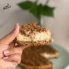 Baked apple cheesecake